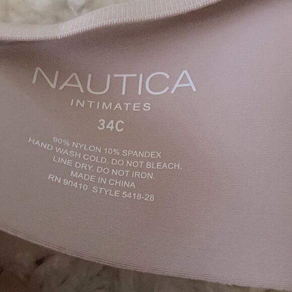 Nautica pink lace push up bra 34C NWT - Picture 6 of 6